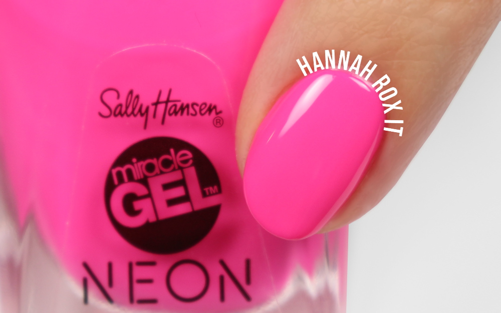 Sally Hansen Miracle Gel Neon Review & Swatches – Hannah Rox It