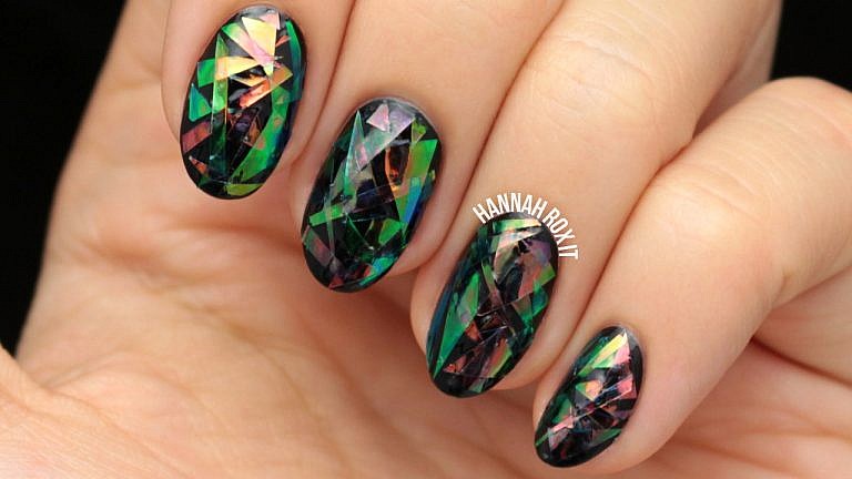 Tutorial: Shattered Glass Nail Art